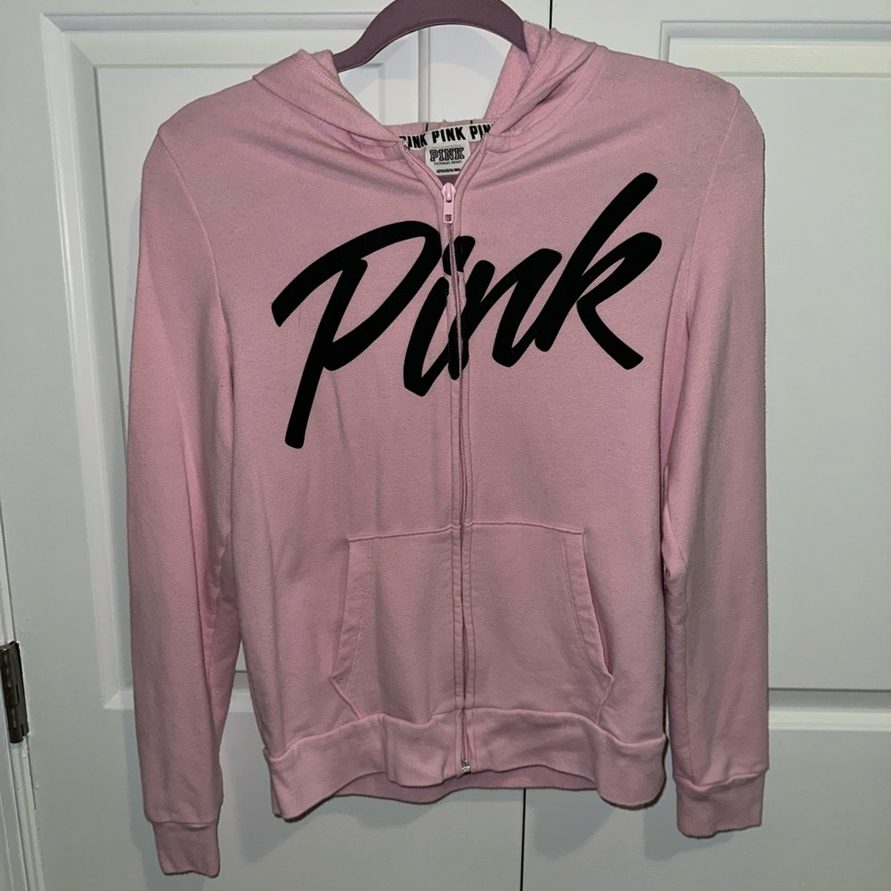 Victorias Secret PINK Zip Hoodie, Size Small
